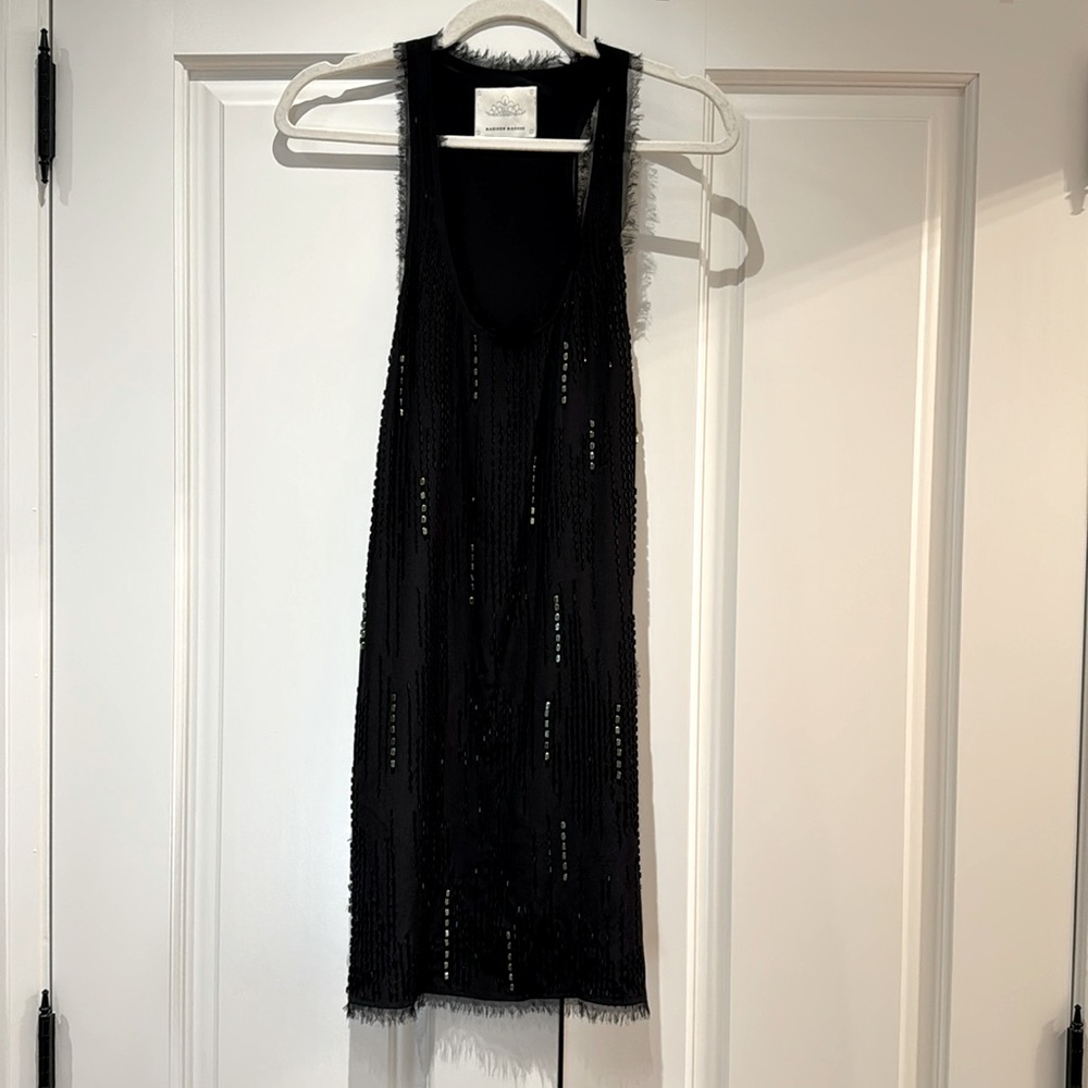 Madison Marcus Black Sparkle Dress